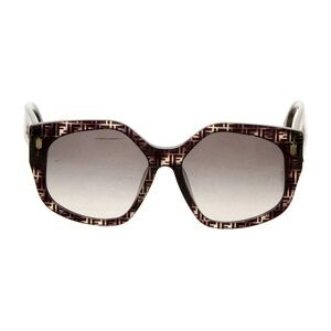 Fendi Women's Purple and Gold Sunglasses